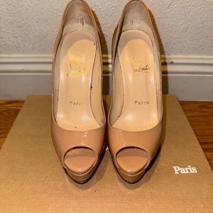 Christian Louboutin Lady Peep 150mm Patent Calf